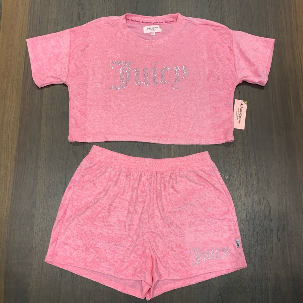 NWT Juicy Couture 2 pc pajama set